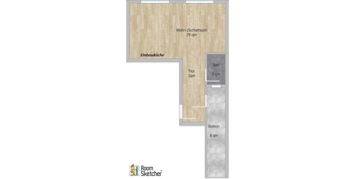 Etagenwohnung Münster Münster-Südost - 1 Zimmer, 40 m&sup2;, 620&euro; | Angebot:26301701