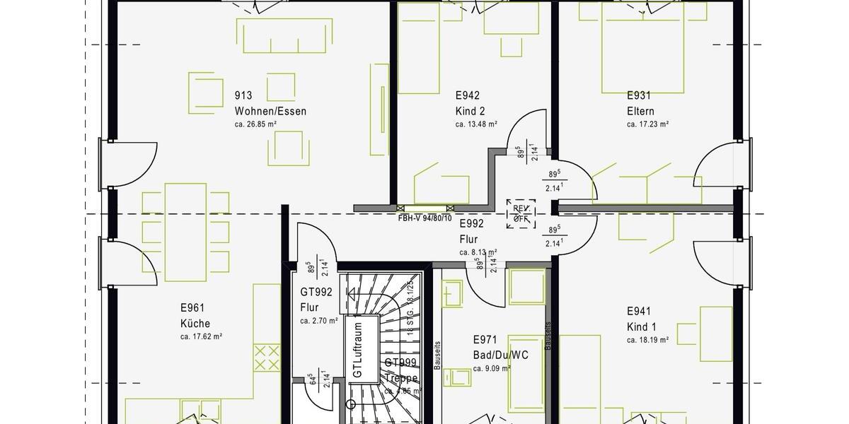 Dachgeschoßwohnung Blaufelden - 4 Zimmer, 1.200&euro; | Angebot:23670722