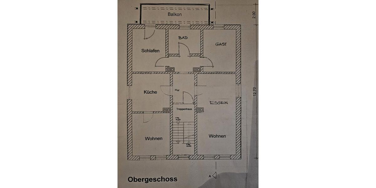 Etagenwohnung Osnabrück Fledder - 4 Zimmer, 103 m&sup2;, 950&euro; | Angebot:25208972