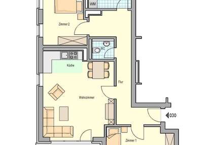 Wohnung zum Mieten in Nürnberg 893,09 € 77.66 m²