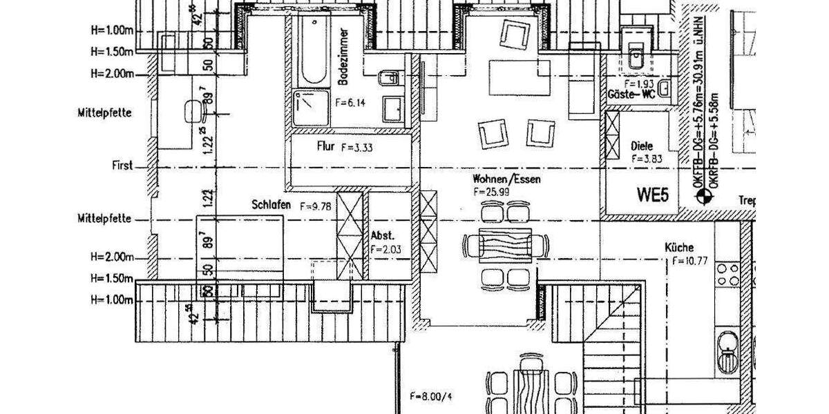 Etagenwohnung Rheinberg - 2 Zimmer, 75 m&sup2;, 900&euro; | Angebot:26684128