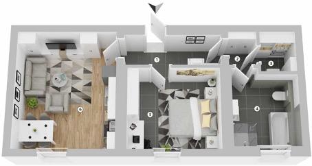 Etagenwohnung Freital - 2 Zimmer, 47 m&sup2;, 390&euro; | Angebot:26659840