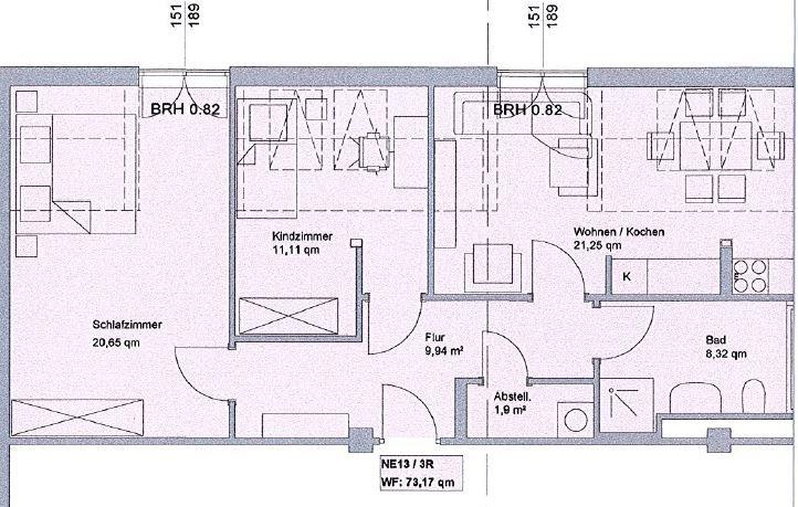 Dachgeschoßwohnung Freiberg - 3 Zimmer, 72 m&sup2;, 450&euro; | Angebot:26365879