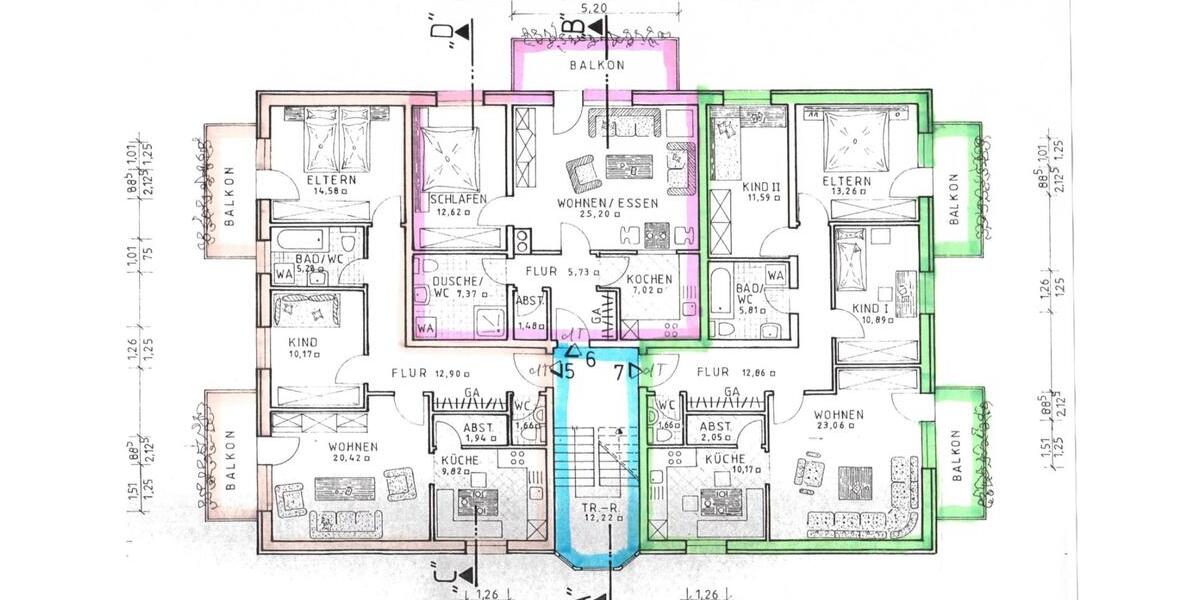 Etagenwohnung Windeck - 2 Zimmer, 60 m&sup2;, 650&euro; | Angebot:25143797