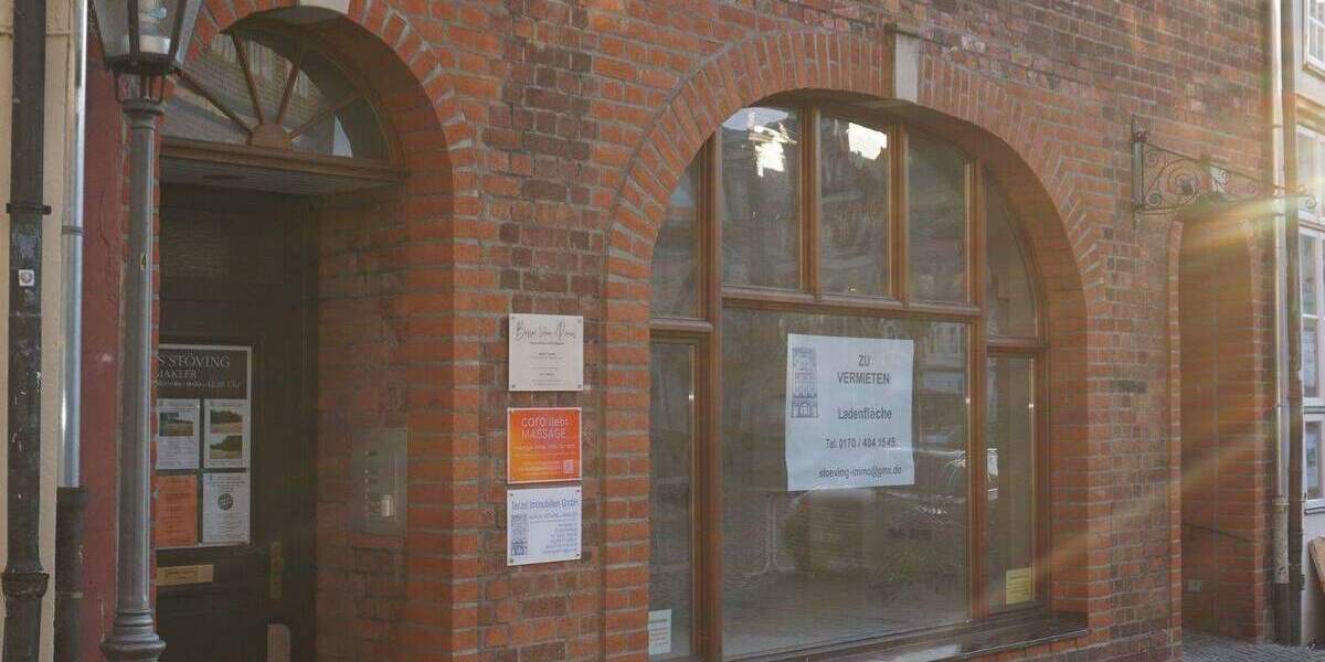 Ladenfläche 130m² in 1B-Lage , Am Sande in 21335 Lüneburg, Ladengeschäft, Einzelhandelsfläche , zzgl. 30m² Nebenflächen - sofort frei 1 zimmer