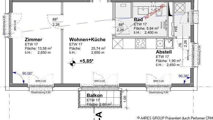 Etagenwohnung Berlin Altglienicke - 2 Zimmer, 54 m&sup2;, 1.212&euro; | Angebot:25278930