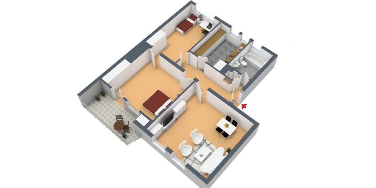 Erdgeschoßwohnung Wuppertal Gemarkung Elberfeld - 4 Zimmer, 93 m&sup2;, 919&euro; | Angebot:25810847