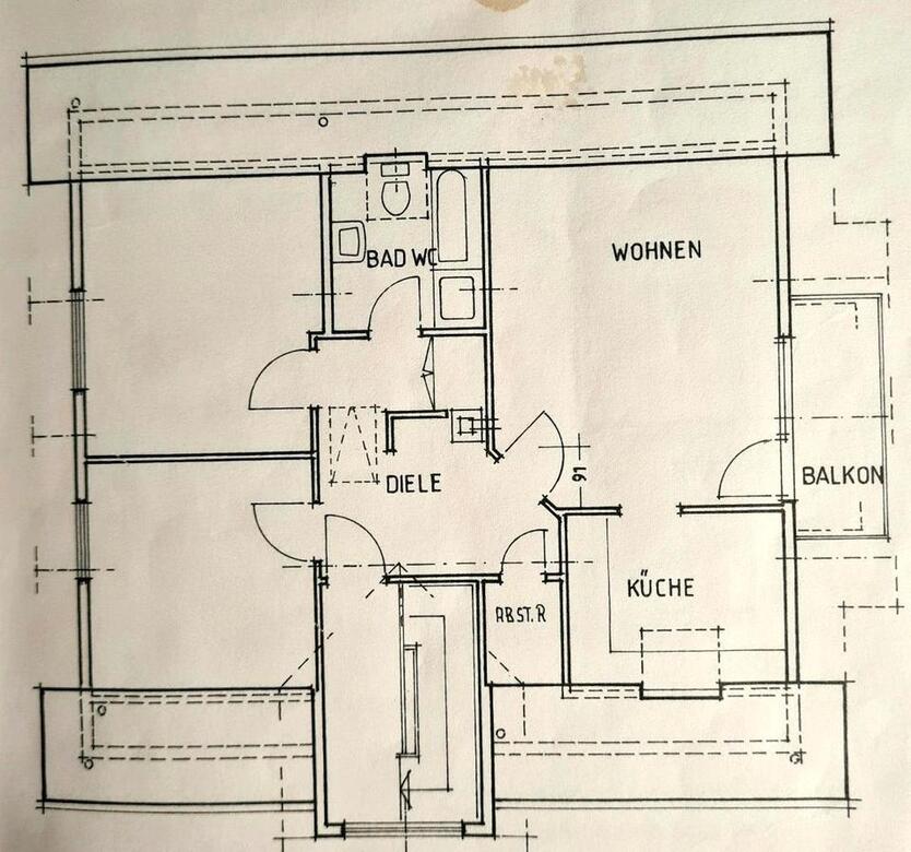 77839 Lichtenau, 3 Zimmer DG Wohnung