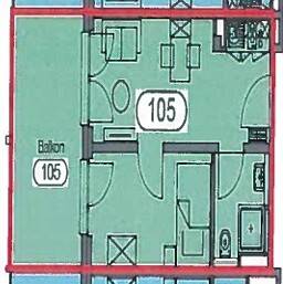 Etagenwohnung Fürth Südstadt - 2 Zimmer, 35 m&sup2;, 570&euro; | Angebot:26159061