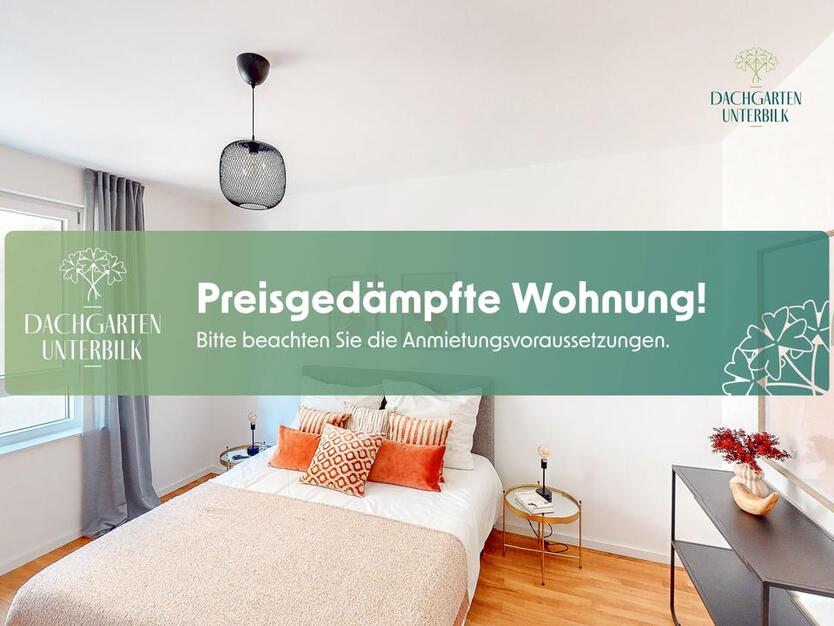 Zuhause im DACHGARTEN UNTERBILK (mietpreisgedämpftes Wohnen) – Komfort trifft auf klare Raumstruktur zimmer