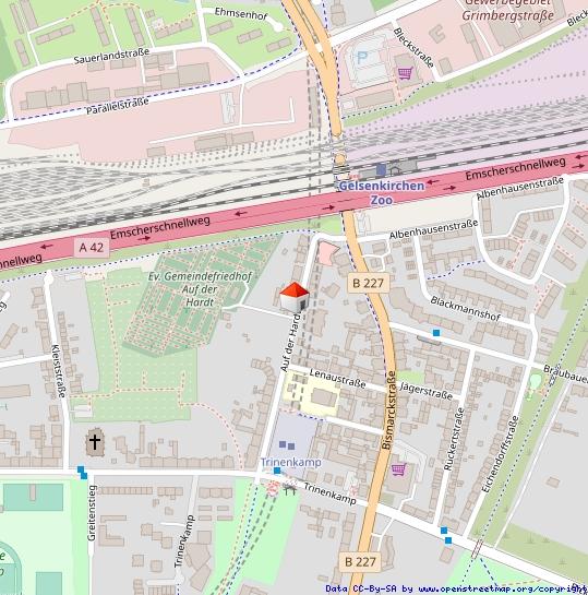 Etagenwohnung Gelsenkirchen Gelsenkirchen-Mitte - 2 Zimmer, 61 m&sup2;, 549&euro; | Angebot:26619392