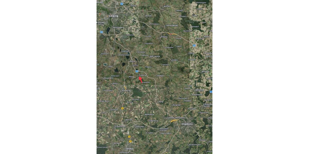 Etagenwohnung Frohburg - 3 Zimmer, 59 m&sup2;, 531&euro; | Angebot:23843422