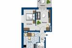 Erdgeschoßwohnung Magdeburg Brückfeld - 2 Zimmer, 46 m&sup2;, 299&euro; | Angebot:26644726