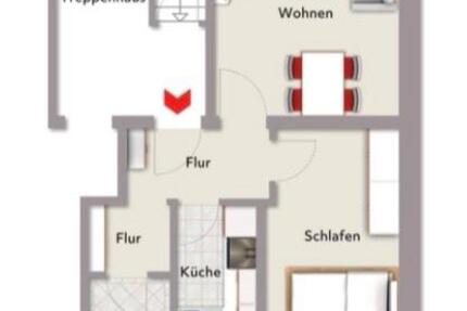 Wohnung Nortorf - 2 Zimmer, 45 m&sup2;, 480&euro; | Angebot:26020004