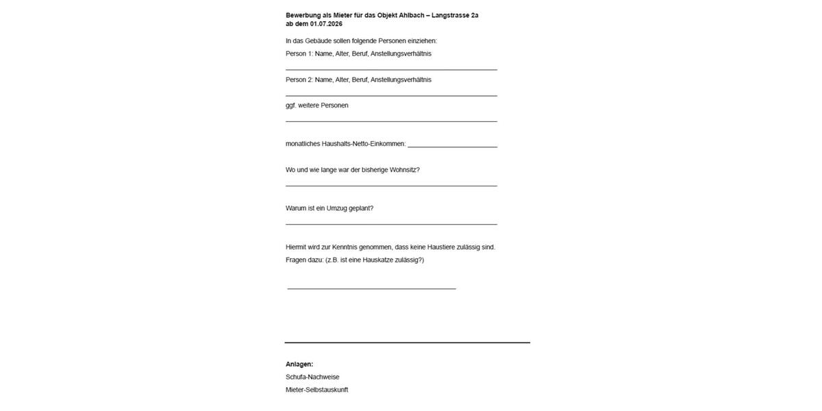 Reihenhaus Dornburg - 5 Zimmer, 100 m&sup2;, 1.150&euro; | Angebot:26048021