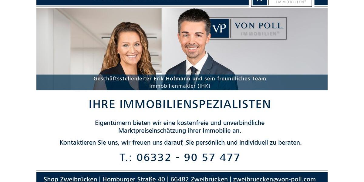 Etagenwohnung Zweibrücken - 3 Zimmer, 100 m&sup2;, 690&euro; | Angebot:26592752