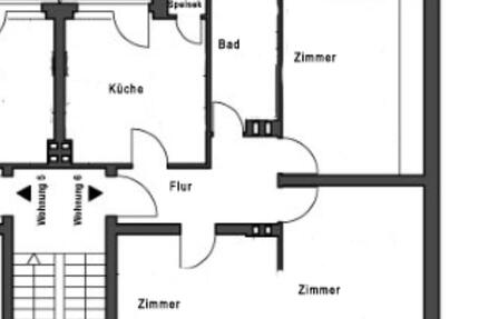 Wohnung Trier - 3 Zimmer, 78 m&sup2;, 710&euro; | Angebot:25216293