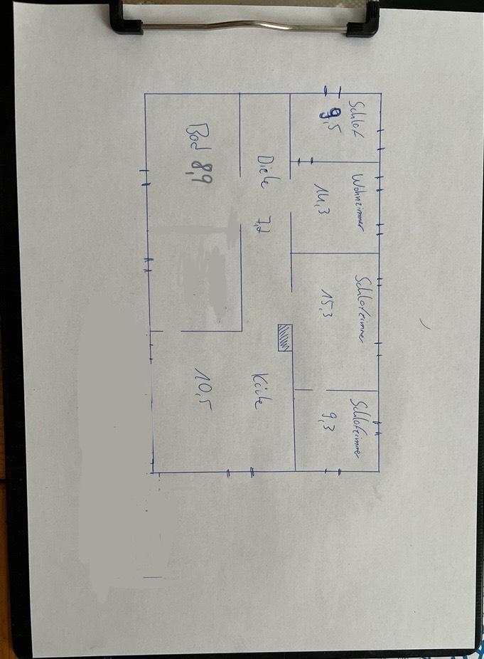 Schöne Helle 4 Raum Wohnung all inklusive zimmer