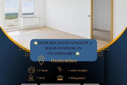 Wohnung Oschersleben (Bode) - 4 Zimmer, 70 m&sup2;, 476&euro; | Angebot:26692659