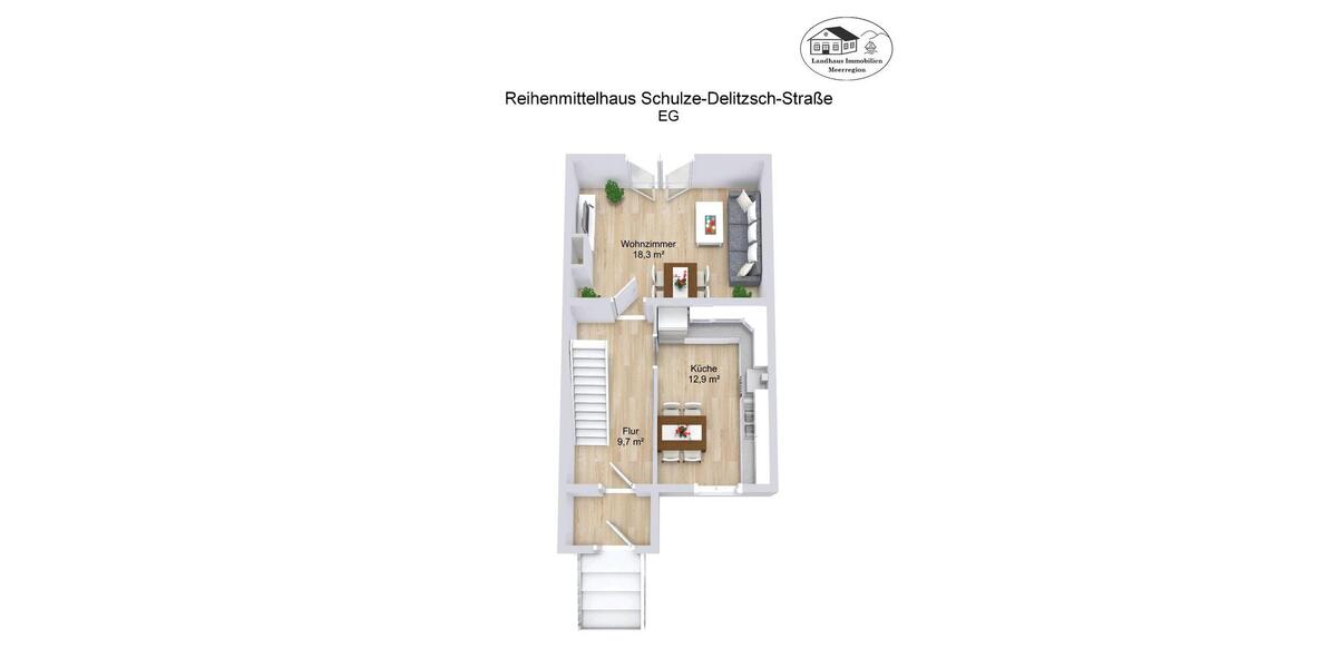 Gemütliches Reihenmittelhaus mit großem Garten 3 zimmer