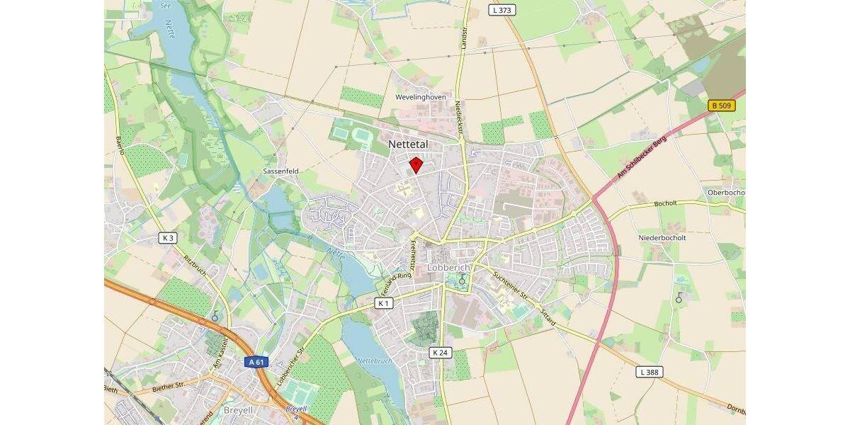 Etagenwohnung Nettetal Lobberich - 3 Zimmer, 114 m&sup2;, 1.135&euro; | Angebot:26190264