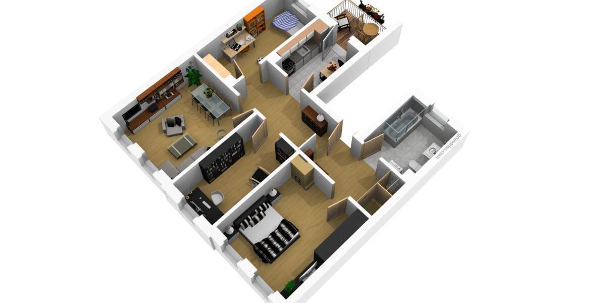 Sehr schöne 4-Raum Wohnung mit moderner Ausstattung und Balkon am Wintergarten! - Etagenwohnung Gera Pforten | Angebot:27190927