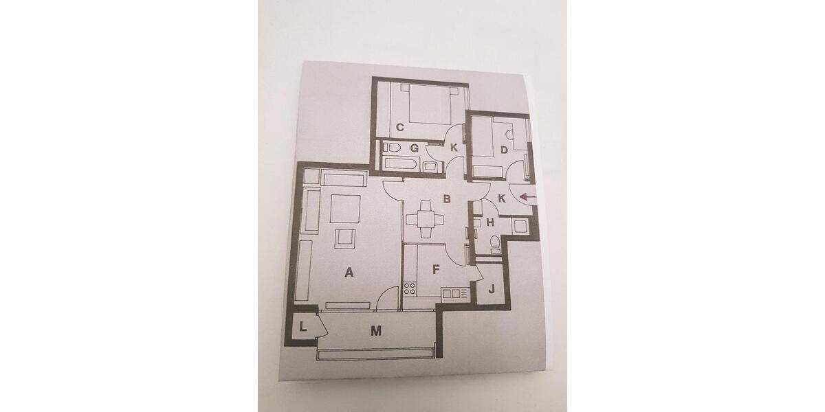 Etagenwohnung Mörfelden-Walldorf Walldorf - 3 Zimmer, 80 m&sup2;, 990&euro; | Angebot:24466583