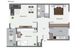 Schöne, helle, gut geschnittene 3-Zimmer Wohnung mit Balkon! 3 zimmer