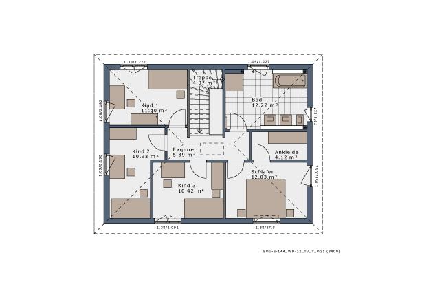 Einfamilienhaus Dortmund Brackel - 6 Zimmer, 145 m&sup2;, 2.000&euro; | Angebot:26664393