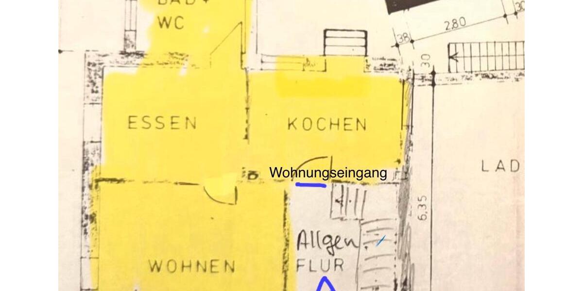 Erdgeschoßwohnung Elbtal - 2 Zimmer, 50 m&sup2;, 550&euro; | Angebot:25175749