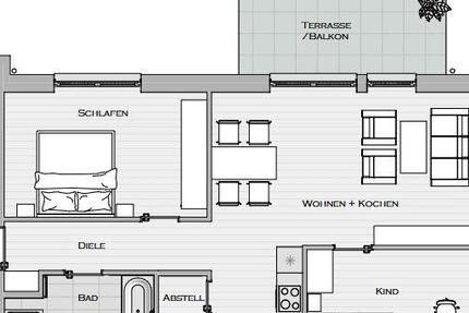 Wohnung Bad Kreuznach Bad Münster am Stein-Ebernburg - 3 Zimmer, 71 m&sup2;, 855&euro; | Angebot:26646526
