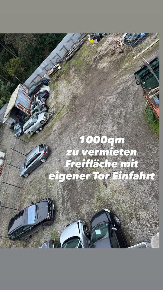 Freifläche zu vermieten 1000qm mit eigener Tor zufahrt zimmer