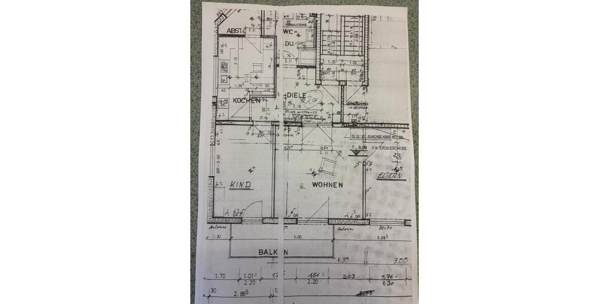 Erdgeschoßwohnung Weisweil - 3 Zimmer, 85 m&sup2;, 820&euro; | Angebot:26381364