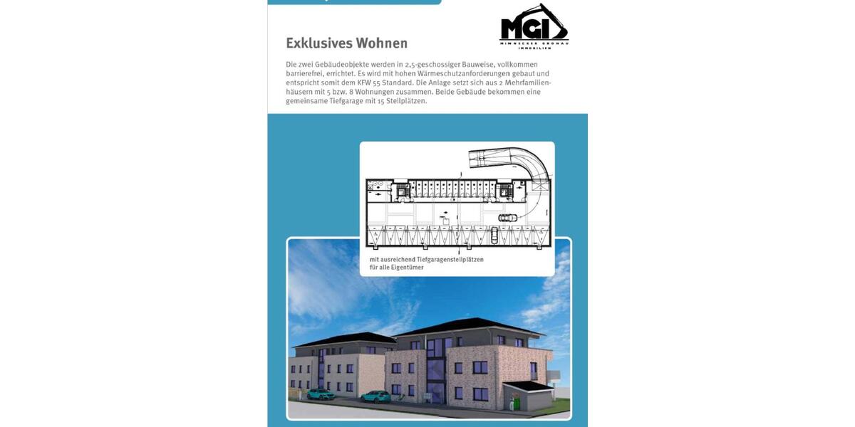 Erdgeschoßwohnung Versmold - 2 Zimmer, 77 m&sup2;, 1.070&euro; | Angebot:24395599