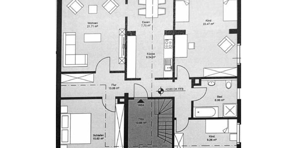 Großzügige 5-Zimmer-Wohnung mit ca. 30 m² Wohn- und Essbereich 5 zimmer