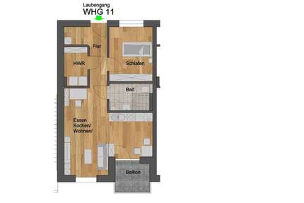 Wohnung Külsheim - 2 Zimmer, 60 m&sup2;, 700&euro; | Angebot:16114752