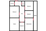 Etagenwohnung Münster Mitte-Süd - 4 Zimmer, 96 m&sup2;, 1.132&euro; | Angebot:26481165
