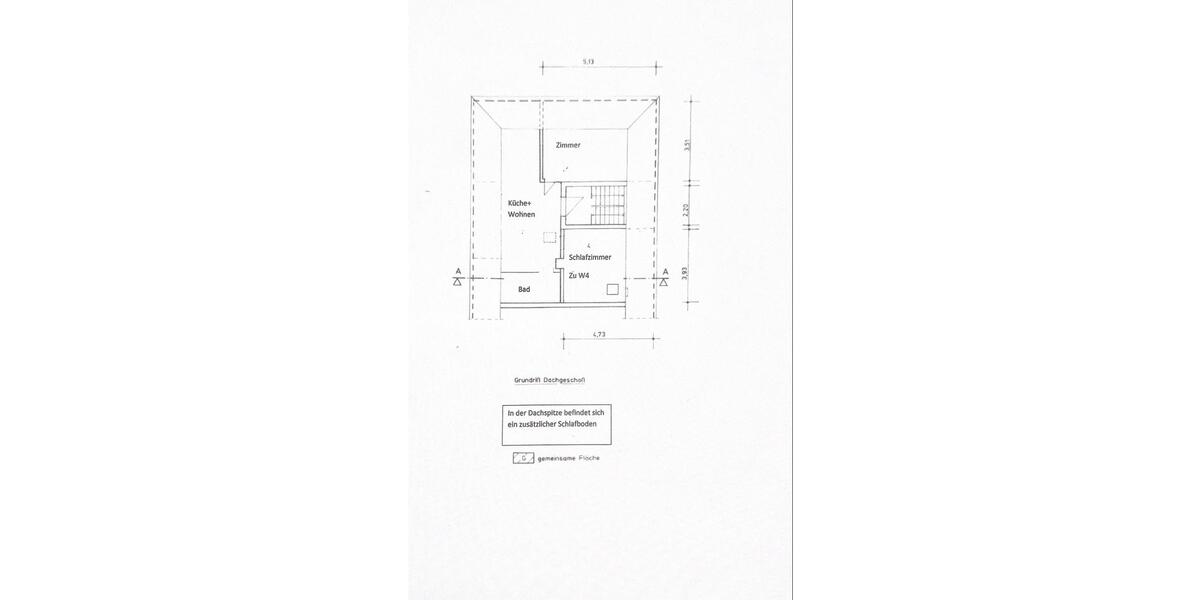 Dachgeschoßwohnung Anklam - 2 Zimmer, 55 m&sup2;, 365&euro; | Angebot:26085754