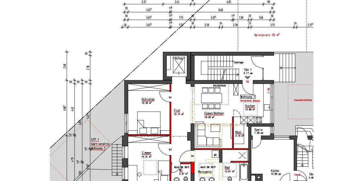 Erdgeschoßwohnung Epfendorf - 3 Zimmer, 91 m&sup2;, 900&euro; | Angebot:26222389