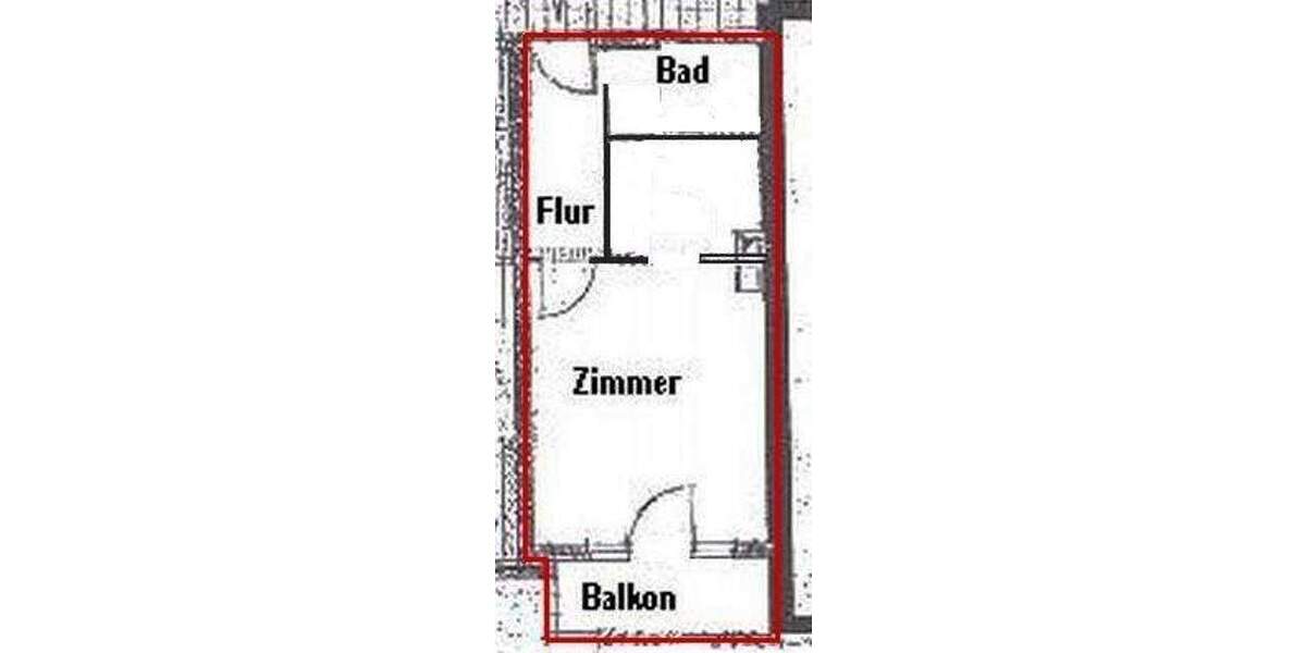 Modernes 1 Zimmer Singleapartment in der Nürnberger Altstadt mit Balkon 1 zimmer