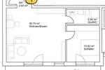 Etagenwohnung Kemnath - 2 Zimmer, 66 m&sup2;, 780&euro; | Angebot:26621795