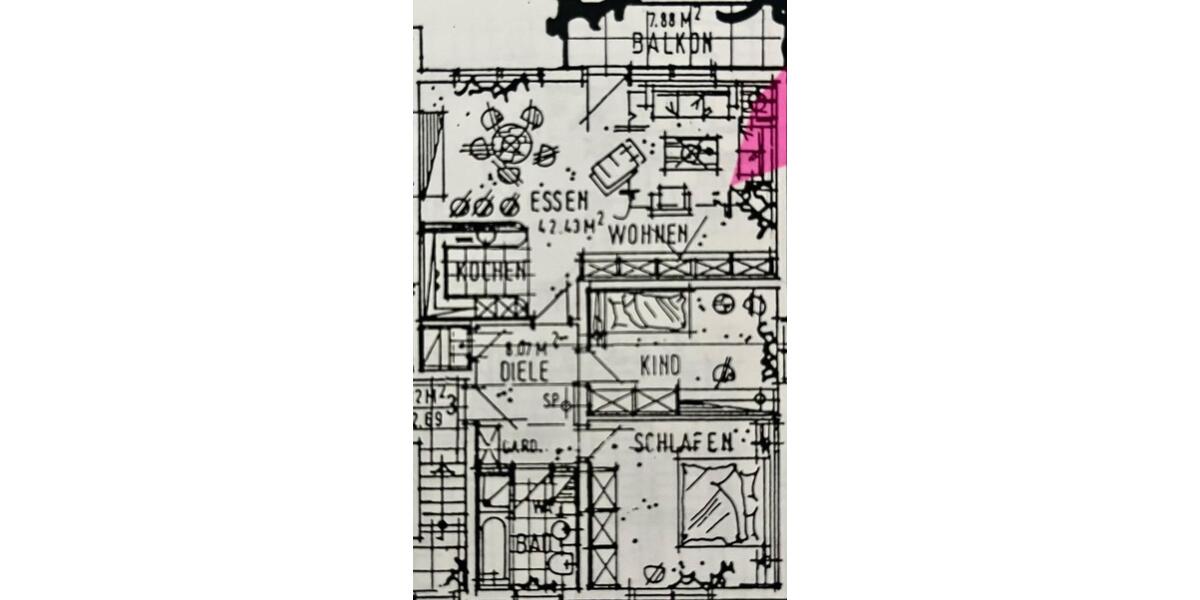 Etagenwohnung Wertheim - 3 Zimmer, 89 m&sup2;, 920&euro; | Angebot:26407599