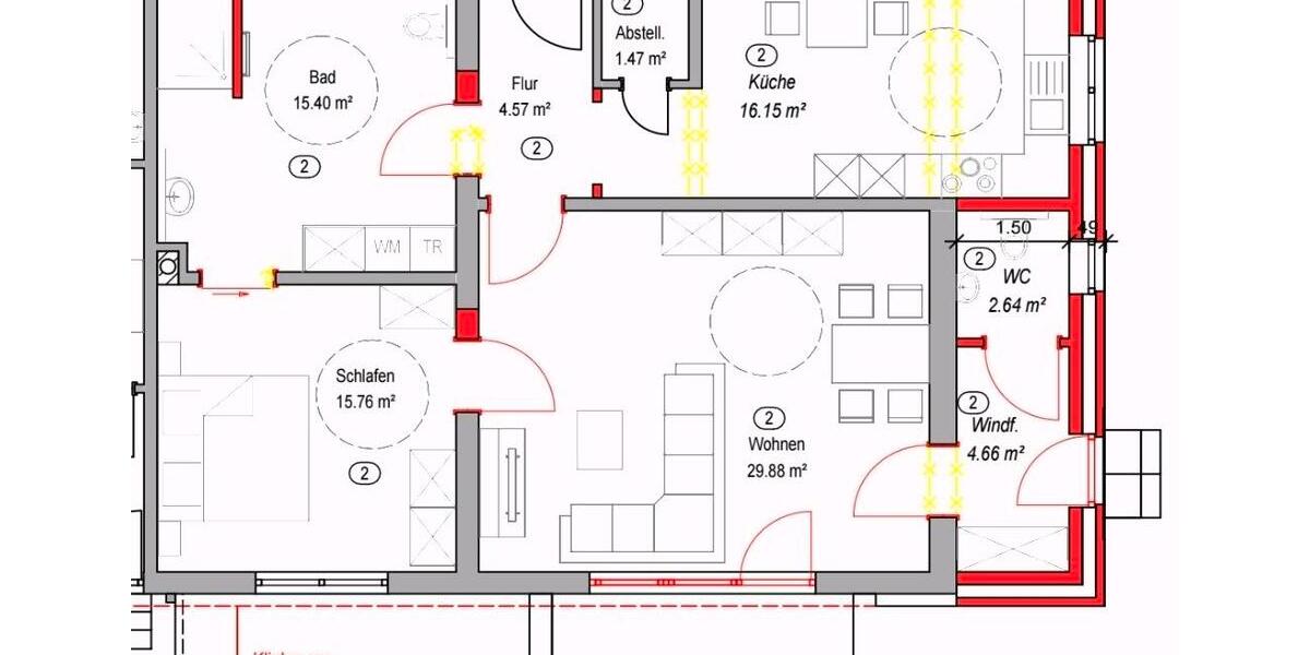 Erdgeschoßwohnung Nortrup - 2 Zimmer, 87 m&sup2;, 770&euro; | Angebot:24868457