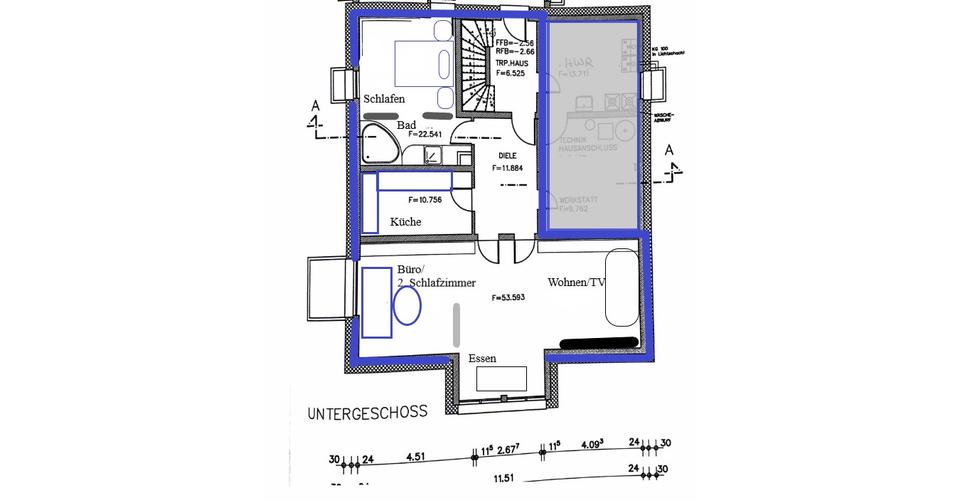 Etagenwohnung Günzburg - 2 Zimmer, 100 m&sup2;, 875&euro; | Angebot:26609495