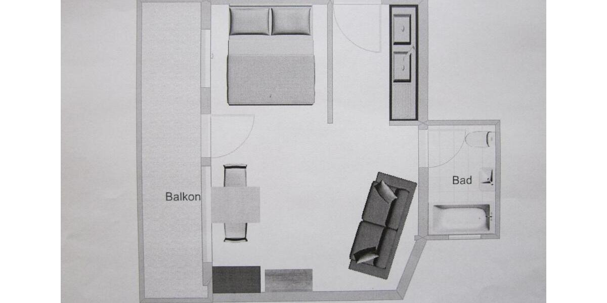 Wohnen auf Zeit Füssen - 1 Zimmer, 32 m&sup2;, 1.100&euro; | Angebot:24695670