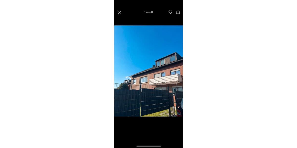 Dachgeschoßwohnung Duisburg Rheinhausen - 2 Zimmer, 60 m&sup2;, 585&euro; | Angebot:26578596