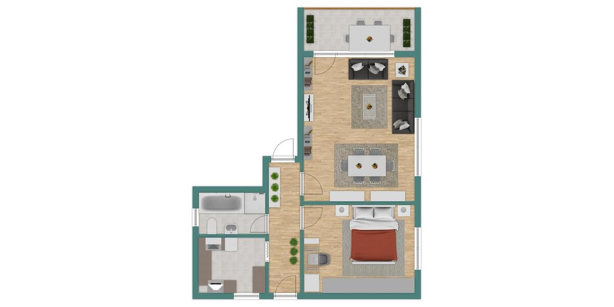 Etagenwohnung Eberbach - 2 Zimmer, 69 m&sup2;, 650&euro; | Angebot:24847240