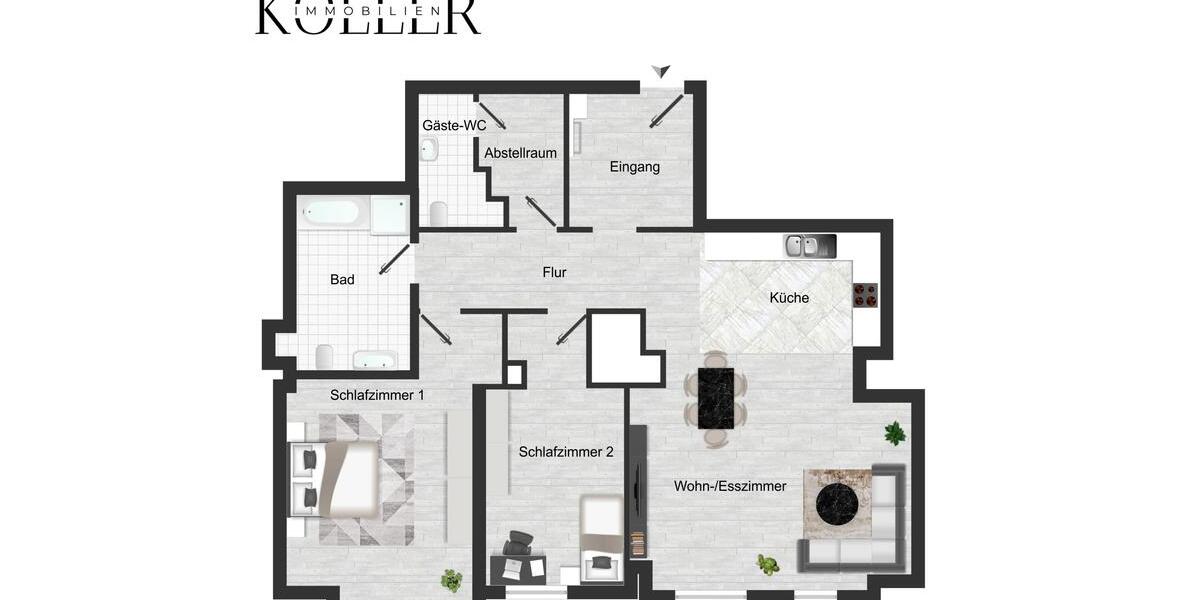 Erdgeschoßwohnung Antrifttal - 3 Zimmer, 112 m&sup2;, 1.000&euro; | Angebot:25988213