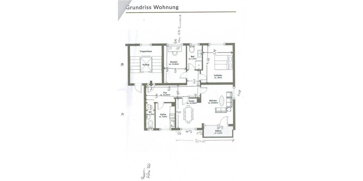 Mietwohnung Gneisenaustraße Saarbrücken 3 zimmer