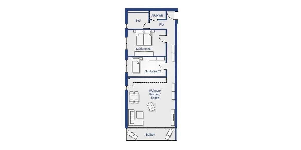 Etagenwohnung Schkeuditz - 3 Zimmer, 80 m&sup2;, 900&euro; | Angebot:26004587